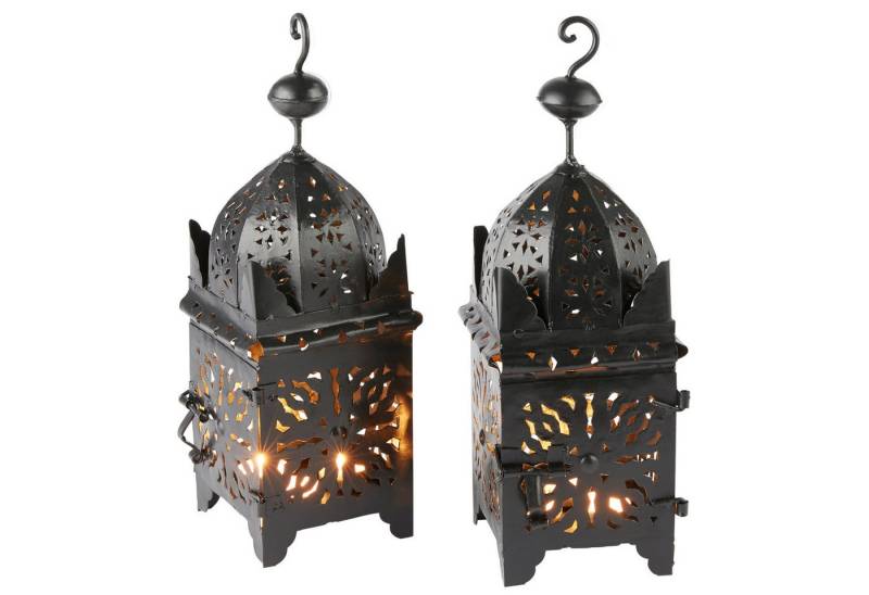 Marrakesch Orient & Mediterran Interior Kerzenlaterne 2er Set Orientalische Laterne Gartenlaterne Frane 42cm (2 St), Handarbeit Marrakesch Orient & Mediterran Interior Kerzenlaterne 2er Set Orientalische Laterne Gartenlaterne Frane 42cm (2 St), Handarbeit von Marrakesch Orient & Mediterran Interior
