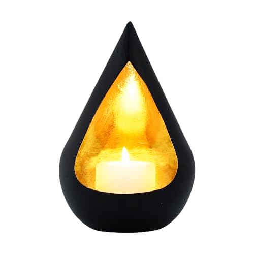 Marrakesch Orientalische Deko Aesthetic Teelichthalter aus Metall 17 cm groß | Windlicht Timur als Garten Wohnzimmer Tisch Deko | Exquisite Gold Schwarze Windlichter Kerzenhalter für Teelichter Marrakesch Orientalische Deko Aesthetic Teelichthalter aus Metall 17 cm groß | Windlicht Timur als Garten Wohnzimmer Tisch Deko | Exquisite Gold Schwarze Windlichter Kerzenhalter für Teelichter von Marrakesch Orient & Mediterran Interior