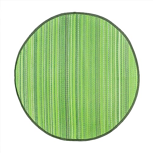 Outdoor Teppich Picknickmatte Rund Modern Ayanna 120cm von Marrakesch Orient & Mediterran Interior