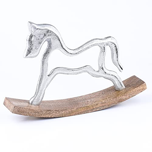 Marrakesch Schaukelpferd Deko Aufsteller Swing 30cm Groß | Dekoobjekt Dekofigur als Tischdeko Silber Marrakesch Schaukelpferd Deko Aufsteller Swing 30cm Groß | Dekoobjekt Dekofigur als Tischdeko Silber von Marrakesch Orient & Mediterran Interior