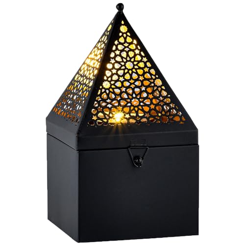 Marrakesch Teelichthalter & Aufbewahrungsbox mit Deckel aus Metall 26cm groß | Orientalische Deko Kerzenhalter Luxor als Wohnzimmer Tischdeko | Schmuckkästchen im Schlafzimmer auf den Schminktisch Marrakesch Teelichthalter & Aufbewahrungsbox mit Deckel aus Metall 26cm groß | Orientalische Deko Kerzenhalter Luxor als Wohnzimmer Tischdeko | Schmuckkästchen im Schlafzimmer auf den Schminktisch von Marrakesch Orient & Mediterran Interior