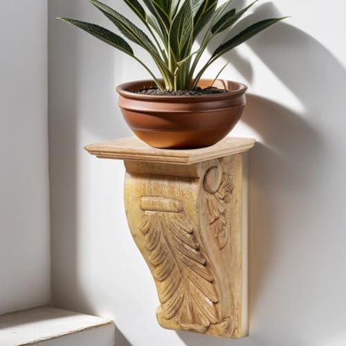 Marrakesch Wandregal aus Holz massiv 25cm Vintage Hängeregal Yuka als Wanddeko im Wohnzimmer & Flur Marrakesch Wandregal aus Holz massiv 25cm Vintage Hängeregal Yuka als Wanddeko im Wohnzimmer & Flur von Marrakesch Orient & Mediterran Interior