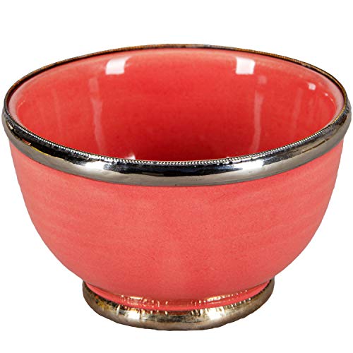 Orientalische Keramikschale Keramikteller Rund Cariba Rosa Ø 11cm Groß | farbige marokkanische Keramik Schale Teller aus Marokko | Orient große Keramikschalen flach Geschirr orientalisch handbemalt Orientalische Keramikschale Keramikteller Rund Cariba Rosa Ø 11cm Groß | farbige marokkanische Keramik Schale Teller aus Marokko | Orient große Keramikschalen flach Geschirr orientalisch handbemalt von Marrakesch Orient & Mediterran Interior