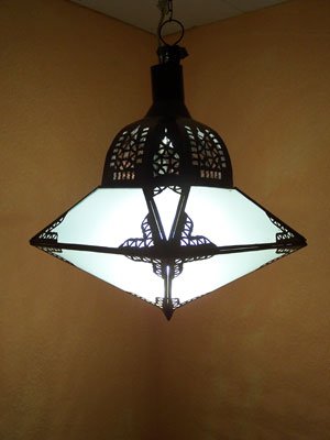 Orientalische Lampe Pendelleuchte Ryad 30cm E14 Lampenfassung | Marokkanische Design Hängeleuchte Leuchte aus Marokko | Orient Lampen für Wohnzimmer Küche oder Hängend über den Esstisch von Marrakesch Orient & Mediterran Interior