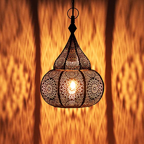 Orientalische Lampe Pendellampe Ilham Schwarz - 40cm von Marrakesch Orient & Mediterran Interior