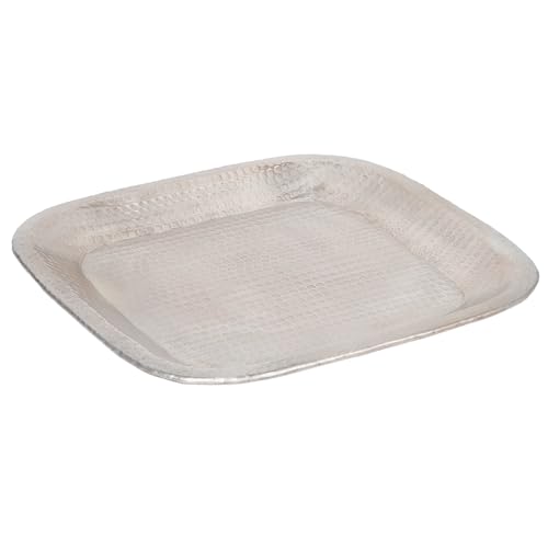 Orientalisches Tablett aus Aluminium Hosna 29cm | Marokkanisches Teetablett in der Farbe Silber | Orient Silbertablett silberfarbig | Orientalische Dekoration auf dem gedeckten Tisch Orientalisches Tablett aus Aluminium Hosna 29cm | Marokkanisches Teetablett in der Farbe Silber | Orient Silbertablett silberfarbig | Orientalische Dekoration auf dem gedeckten Tisch von Marrakesch Orient & Mediterran Interior