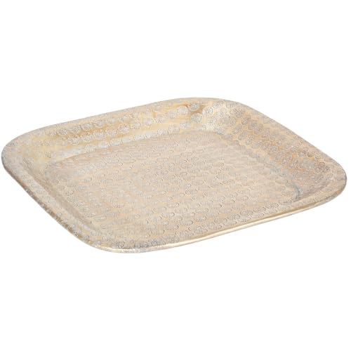 Orientalisches Tablett aus Aluminium Jamira 29cm | Marokkanisches Teetablett in der Farbe Gold | Orient Goldtablett goldfarbig | Orientalische Dekoration auf dem gedeckten Tisch Orientalisches Tablett aus Aluminium Jamira 29cm | Marokkanisches Teetablett in der Farbe Gold | Orient Goldtablett goldfarbig | Orientalische Dekoration auf dem gedeckten Tisch von Marrakesch Orient & Mediterran Interior