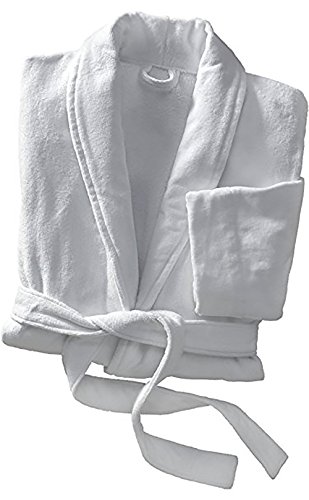 Marriott Bademantel mit Schalkragen Hotel 100% Baumwolle - 120 cm - Einheitsgröße Marriott Bademantel mit Schalkragen Hotel 100% Baumwolle - 120 cm - Einheitsgröße von Marriott