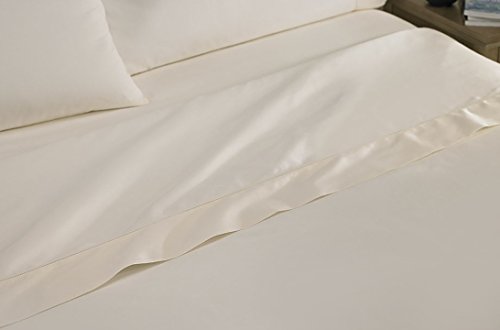 Marriott Hemstitch Bettlaken Hotel 100% Ägyptischer Baumwollsatin - Fadenzahl 120 - Elfenbein - King - 270 x 310 cm Marriott Hemstitch Bettlaken Hotel 100% Ägyptischer Baumwollsatin - Fadenzahl 120 - Elfenbein - King - 270 x 310 cm von Marriott