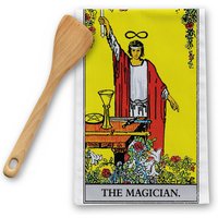 Der Magier Tarot Karte Geschirrtuch Goth Kitchen Decor von MarrowMoonThreads