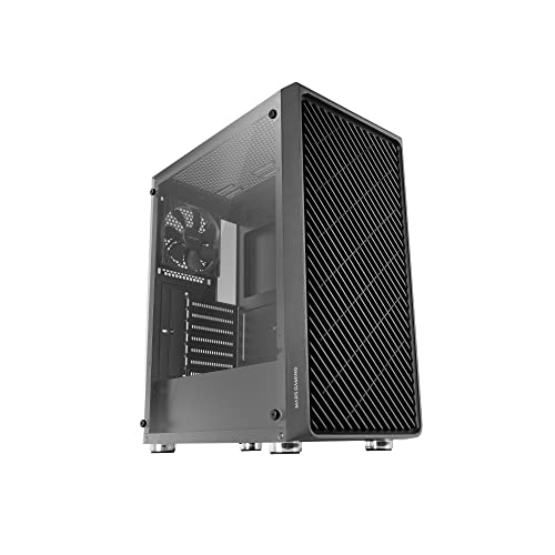 Mars Gaming MC-3000 Schwarz, ATX Gaming Semitower, Vollvergütetes Glasfenster, Metal-Mesh Front, 4X 120mm Lüfter Mars Gaming MC-3000 Schwarz, ATX Gaming Semitower, Vollvergütetes Glasfenster, Metal-Mesh Front, 4X 120mm Lüfter von Mars Gaming