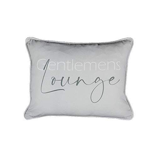 Bio Baumwoll Kissen Gentlemens Lounge 35X45cm (Mars&More, Creme) von Mars & More