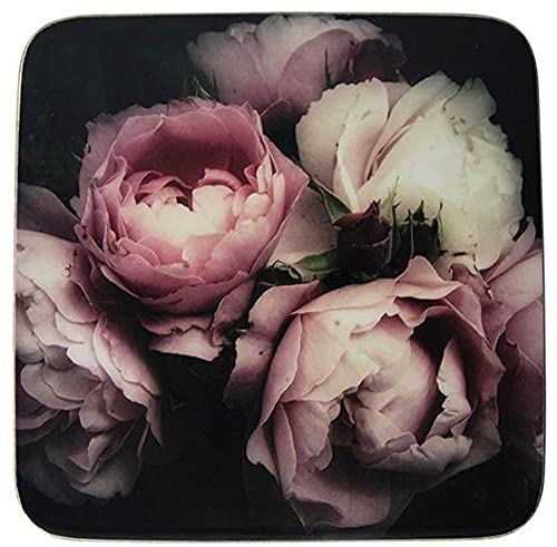 Mars & More 6 Untersetzer Kork Motiv Vintage Roses grau 10cm x10cm Glasuntersetzer abwaschbar Rückseite Kork rutschfest Mars & More 6 Untersetzer Kork Motiv Vintage Roses grau 10cm x10cm Glasuntersetzer abwaschbar Rückseite Kork rutschfest von Mars & More