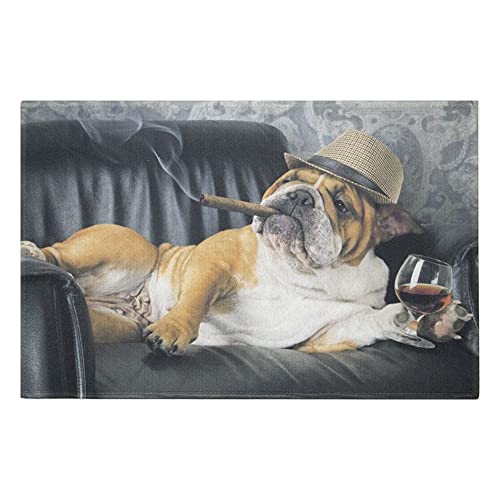 Mars & More - Fußmatte, Türmatte, Schuhabtreter - Englische Bulldogge - 75 x 50 cm von Mars & More