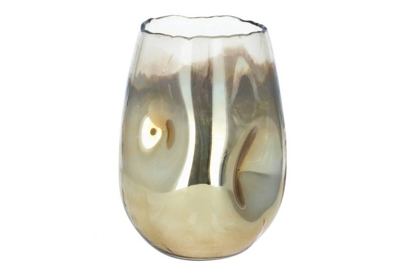 Mars & More Tischvase mundgeblasenes Glas Windlicht 14,5 cm Bernstein 5 (1 St) von Mars & More