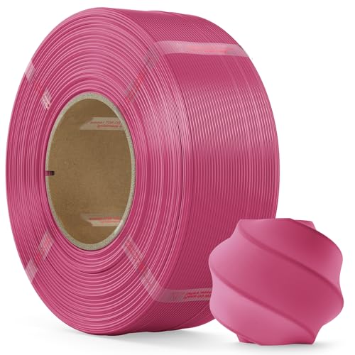 MarsWork PLA Filament 1.75mm, 1kg Refill-Filament Kompatibel mit Bambu Lab Wiederverwendbare Spulen, Bessere Leistung als PLA Plus, 3D Drucker Filament Maßgenauigkeit +/- 0.02mm, Rosa von MarsWork
