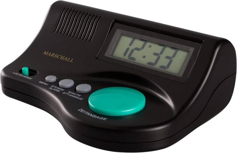 Marschall Versand Funkwecker Sprechende Weckuhr Digitalanzeige und Weckfunktion von Marschall Versand