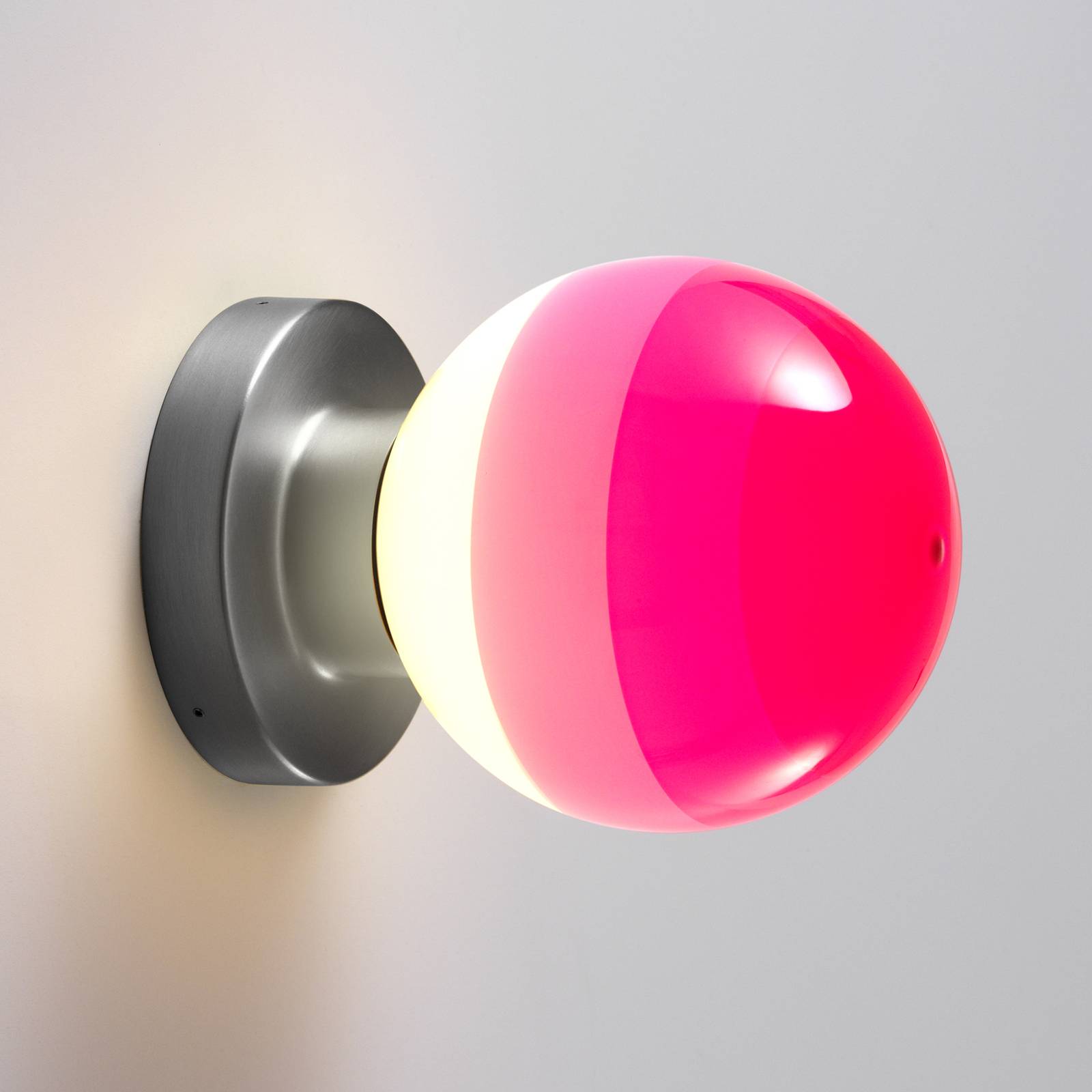 MARSET Dipping Light A2 LED-Wandlampe, rosa/grau von MARSET