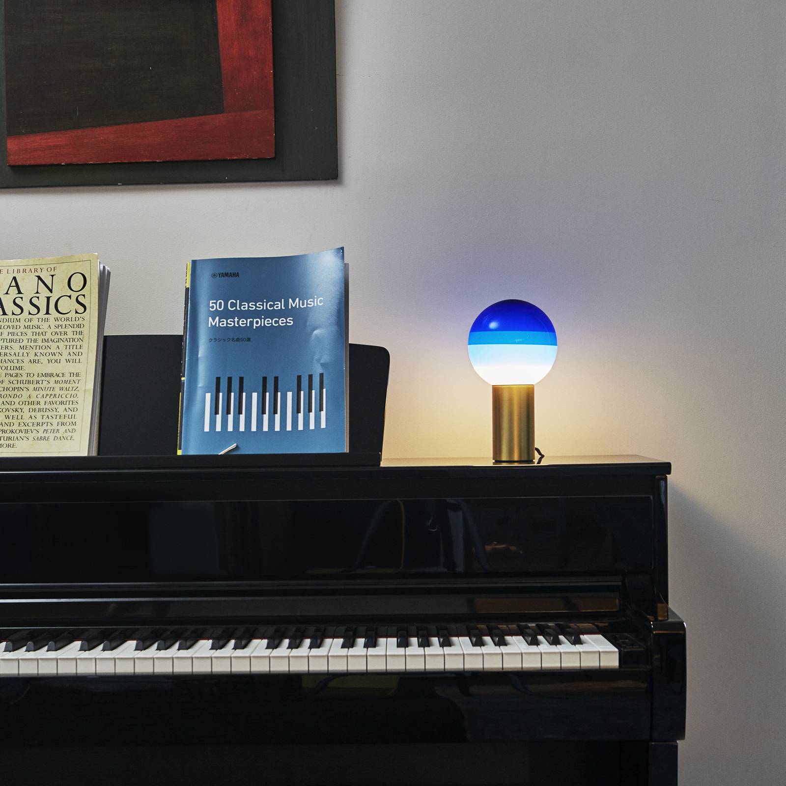 MARSET Dipping Light Tischlampe blau/messing MARSET Dipping Light Tischlampe blau/messing von Marset