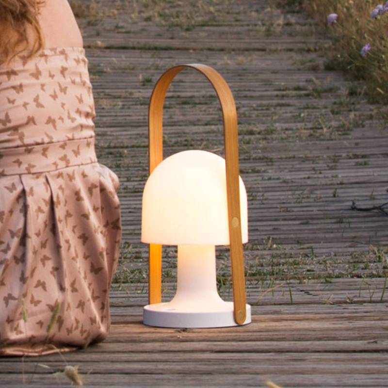 MARSET FollowMePlus Akku-Tischlampe Höhe 44cm weiß von MARSET