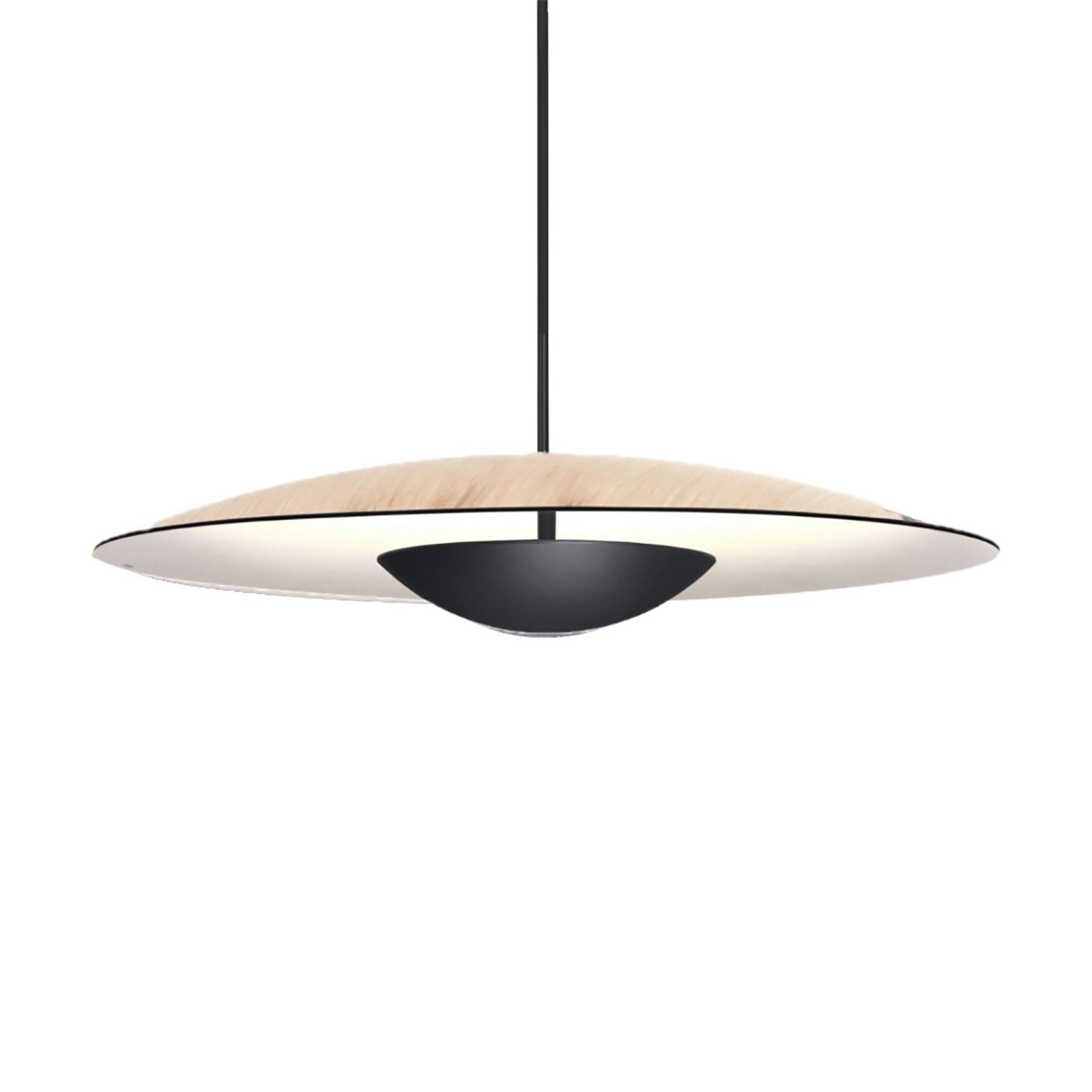 MARSET Ginger LED-Pendel Triac Ø20cm eiche/weiß MARSET Ginger LED-Pendel Triac Ø20cm eiche/weiß von MARSET