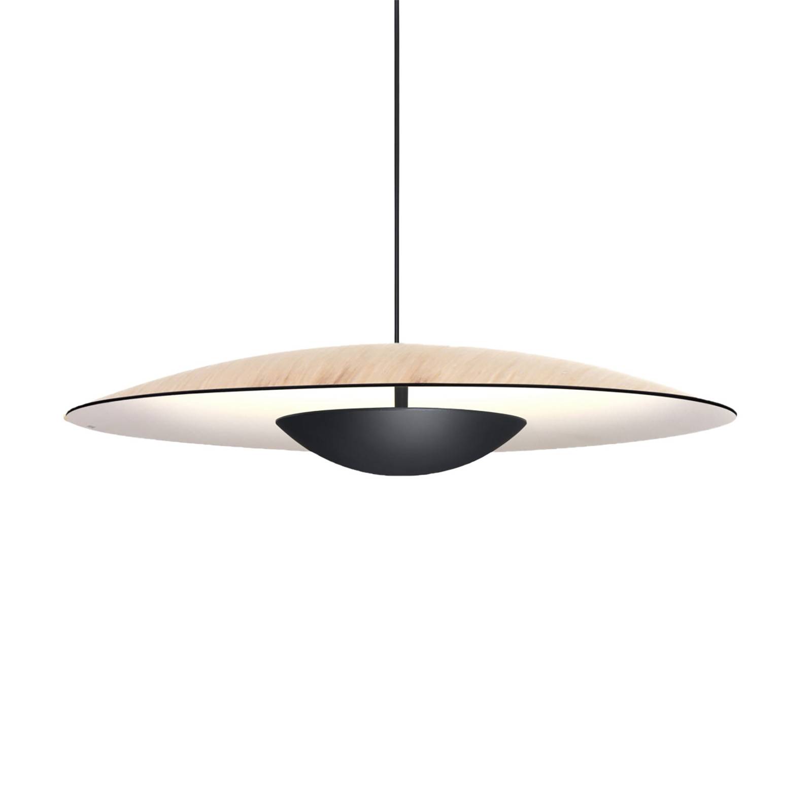 MARSET Ginger LED-Pendel Triac Ø32cm eiche/weiß von MARSET