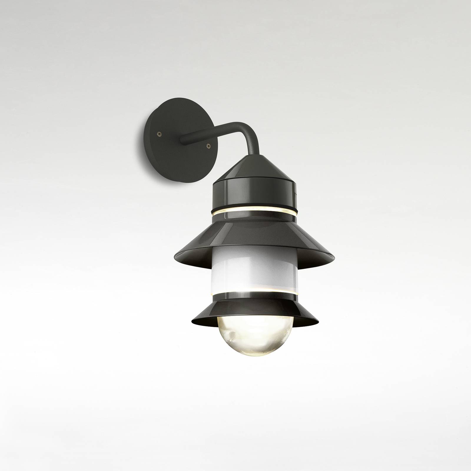 MARSET Santorini Außenwandleuchte, IP65, grau MARSET Santorini Außenwandleuchte, IP65, grau von MARSET