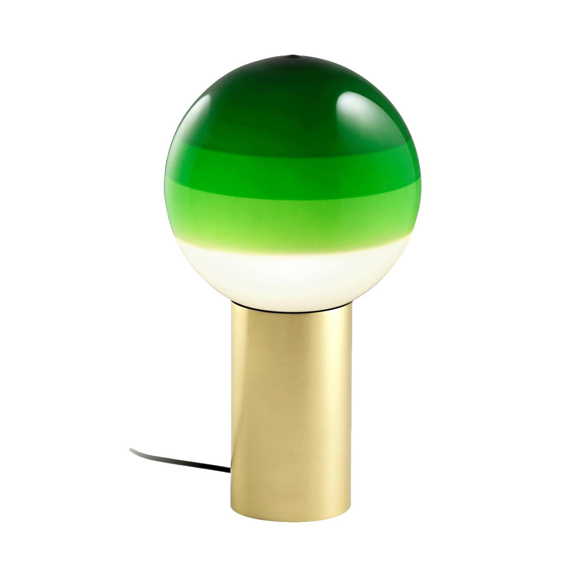 Marset - Dipping Light LED Tischleuchte - grün/H x Ø 22,2x12,5cm/2700K/150lm von Marset