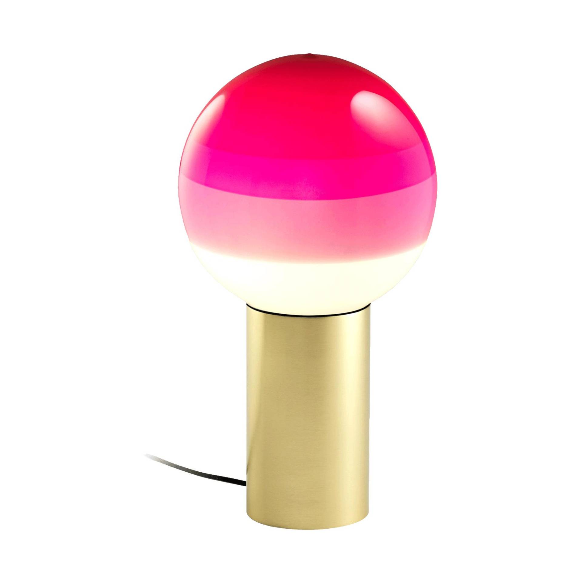 Marset - Dipping Light LED Tischleuchte - rosa/H x Ø 22,2x12,5cm/2700K/150lm von Marset