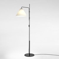 Marset Funiculí Fabric Stehleuchte schwarz, Schirm: weiß Marset Funiculí Fabric Stehleuchte schwarz, Schirm: weiß von Marset