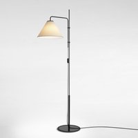 Marset Funiculí Fabric Stehleuchte schwarz, Schirm: sand von Marset