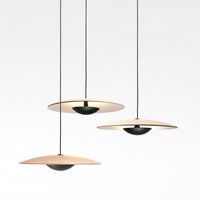 Marset Ginger 20x3 LED Pendelleuchte Wenge, innen: weiß von Marset