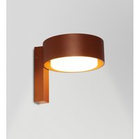Marset Plaff-on! A IP65 LED Wandleuchte rostbraun von Marset
