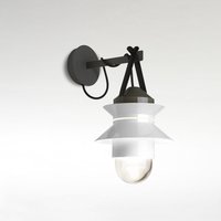 Marset Santorini Wandleuchte mit Wandhaken und Anschluss IP65 Schirme: weiß von Marset
