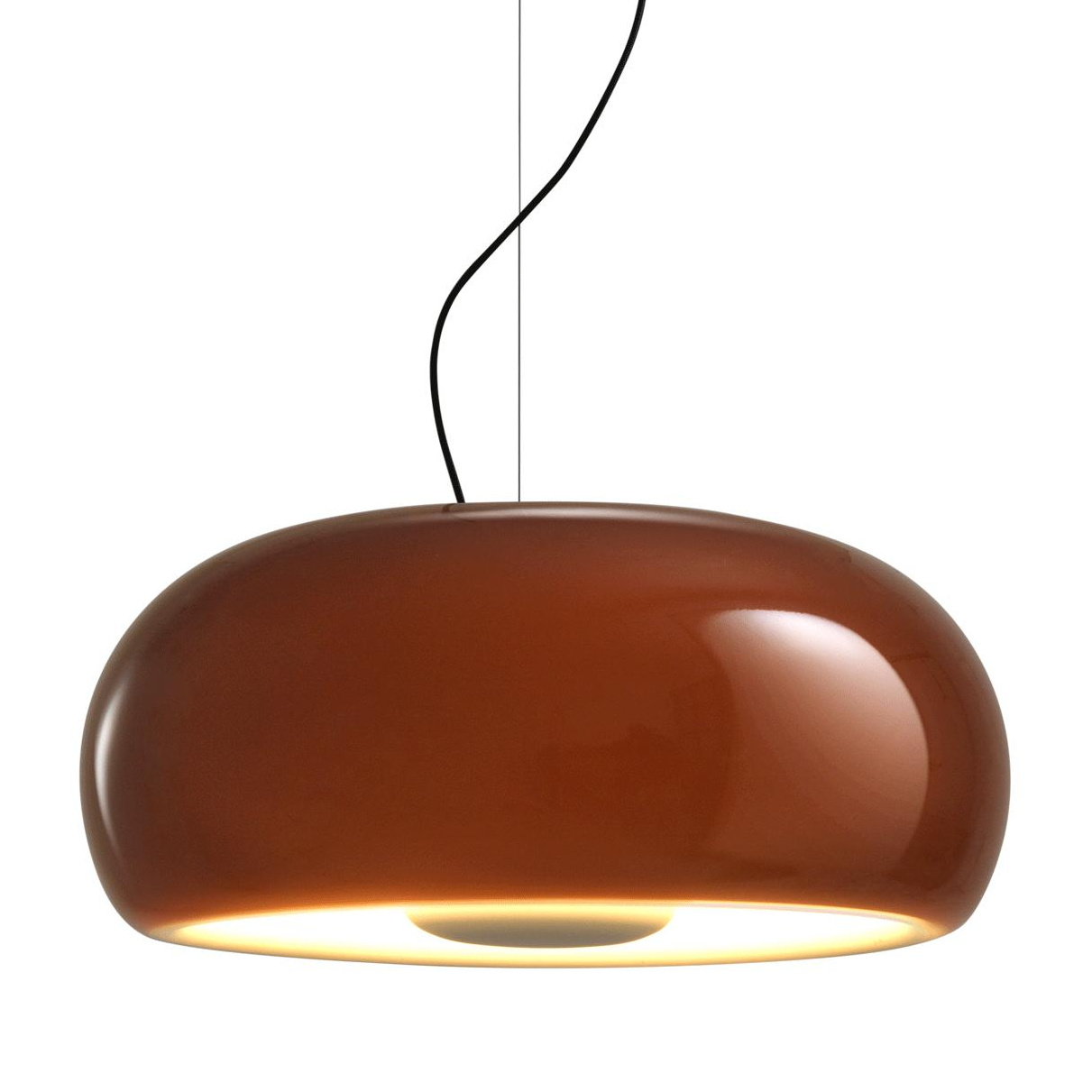 Marset - Vetra 43 LED Pendelleuchte - amber/H x Ø 19,8x43cm/2700K/2039lm/CRI90 von Marset