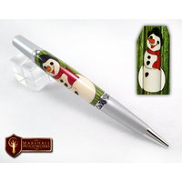 "Handgefertigte Holz "Frosty The Snowman" Stift." von MarshallWoodworks