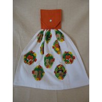 Herbsttier Geschirrtuch von Marshaslilcraftpatch