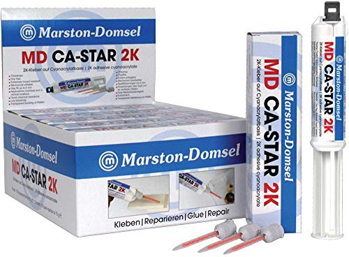Marston-Domsel CA Star 2K-Kleber 4:1 Doppelspritze 10g, Unisex, Multipurpose, Ganzjährig von Marston-Domsel