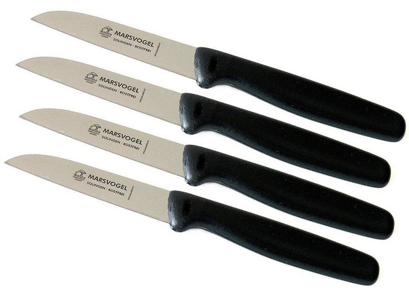 Marsvogel Schälmesser 4 Stück Schälmesser 3" gerade PP schwarz Solingen Marsvogel Schälmesser 4 Stück Schälmesser 3" gerade PP schwarz Solingen von Marsvogel
