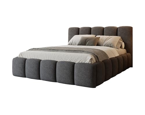 MartHome Polsterbett Vento 160x200cm Doppelbett mit Bettkasten & Lattenrost – Bouclé Stoffbett in 160x200cm – skandinavisches Designbett mit Stauraum, gepolstertes Kopfteil MartHome Polsterbett Vento 160x200cm Doppelbett mit Bettkasten & Lattenrost – Bouclé Stoffbett in 160x200cm – skandinavisches Designbett mit Stauraum, gepolstertes Kopfteil von MartHome