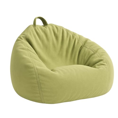 MartHome Sitzsack Sessel Classic Sako für Erwachsene & Kinder – Indoor Sitzsack mit EPS-Perlen Füllung Innensack & Tragegriff, waschbarer Bezug, Lounge Sitzkissen M 90/60 Limette B02 von MartHome