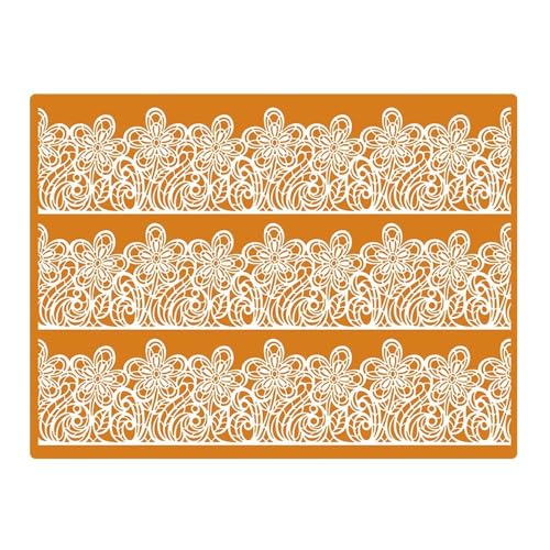 Martellato Dekomatte, Spitzeneffekt, 30 x 40 cm, Silikon, Orange Martellato Dekomatte, Spitzeneffekt, 30 x 40 cm, Silikon, Orange von Martellato