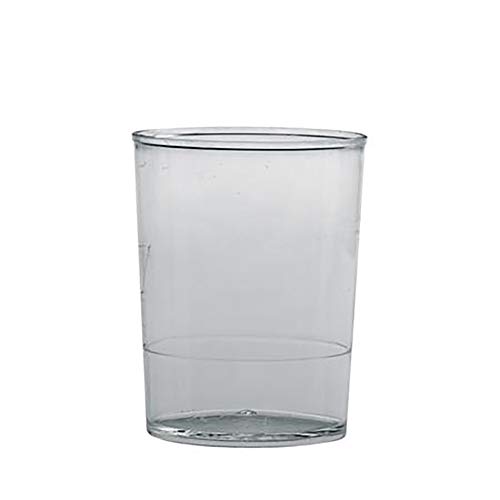 Martellato rund klein Glas, 100 Stück, Plastik, durchsichtig, 100 ml von Martellato