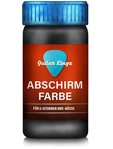 Guitar Kingz Abschirmfarbe 100ml I Effektive Abschirmung von elektromagnetischen Einflüssen I Hohe Haftung und Härte I Conductive Shielding I Abschirmlack I EMV Lack I Shielding paint I Graphit Lack von Martenbrown