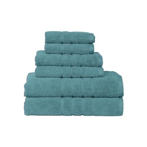 Martex 6-teiliges Handtuch-Set - Ultimative Leistung - 100% Baumwolle - 2 Badetücher - 2 Handtücher - 2 Waschlappen - Vielseitig einsetzbar - fusselarm - Superweich & Saugfähig Bad-Set - Pflegeleicht von Martex