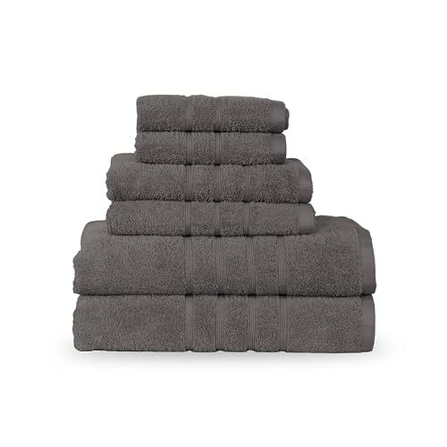 Martex 6-teiliges Handtuch-Set - Ultimative Leistung - 100% Baumwolle - 2 Badetücher - 2 Handtücher - 2 Waschlappen - vielseitig einsetzbar - fusselarm - superweich & saugfähig Badset - Pflegeleicht von Martex