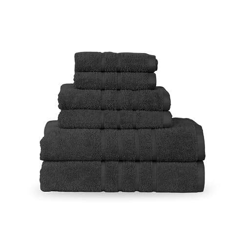Martex 6 teiliges Handtuchset - Ultimate Performance - 100% Baumwolle - 2 Badetücher - 2 Handtücher - 2 Waschlappen - vielseitig einsetzbar - fusselarm - superweich & saugstark Badset - Pflegeleicht von Martex