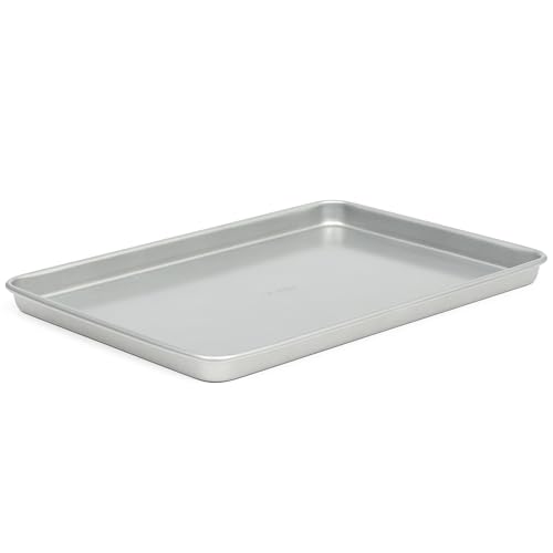 Martha Stewart Gallen 38,1 x 25,4 cm Antihaft-Keksblech aus Karbonstahl – Silber von Martha Stewart