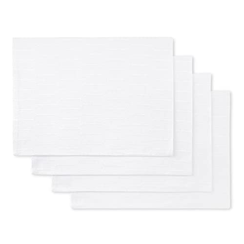 Martha Stewart Honeycomb modernes Bauernhaus-Tischset, wendbar, 4er-Pack, Weiß, 33 x 44,5 cm Martha Stewart Honeycomb modernes Bauernhaus-Tischset, wendbar, 4er-Pack, Weiß, 33 x 44,5 cm von Martha Stewart