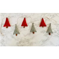Weihnachtsgirlande, Weihnachtsbaum, Stoffbaum, Zimtstab, Weihnachtsdeko, John Louden Weihnachtsgirlande, Weihnachtsbaum, Stoffbaum, Zimtstab, Weihnachtsdeko, John Louden von Marthaandflo